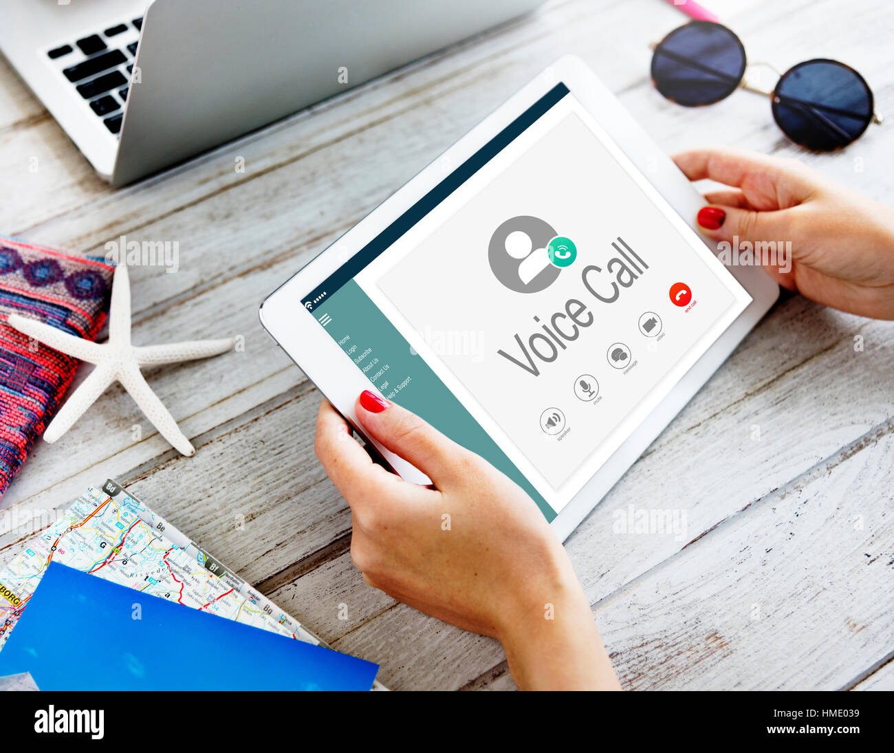 Calling Communication Connect Networking Concept Stock Photo