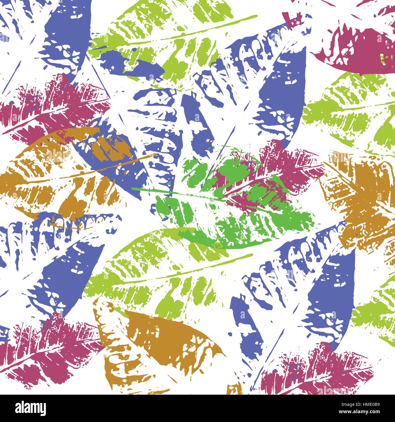 pattern with colored autumn leaves Stock Vector Image & Art - Alamy