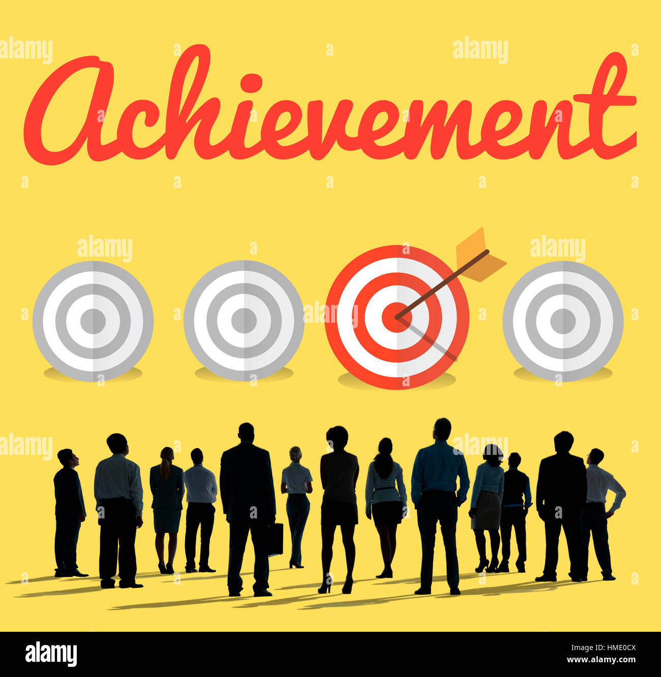 Target Goal Mission Strategy Icon Concept Stock Photo - Alamy