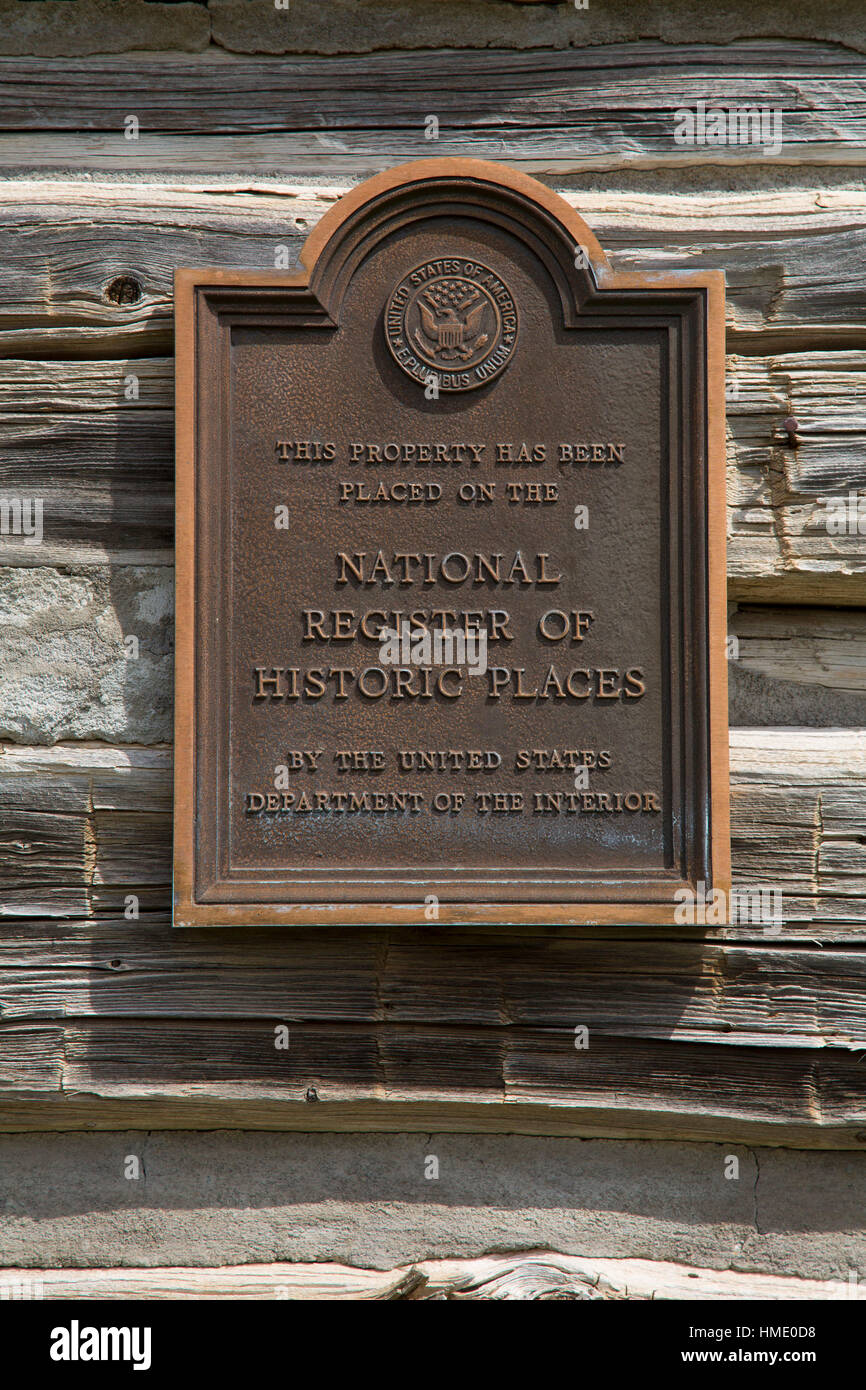 Rice Cabin, Gilliam County Historical Museum, Condon, Oregon Stock