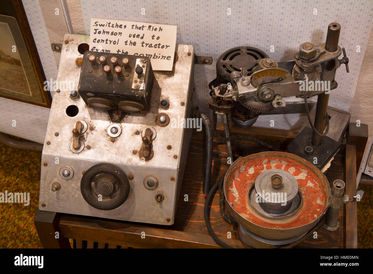 Tractor Controller, Gilliam County Historical Museum, Condon, Oregon 