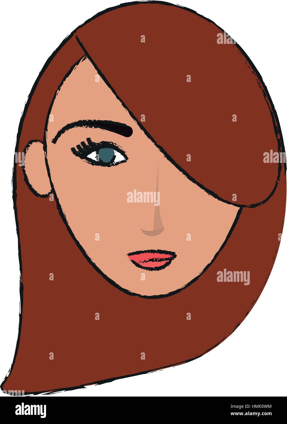 woman cartoon icon Stock Vector Image & Art - Alamy