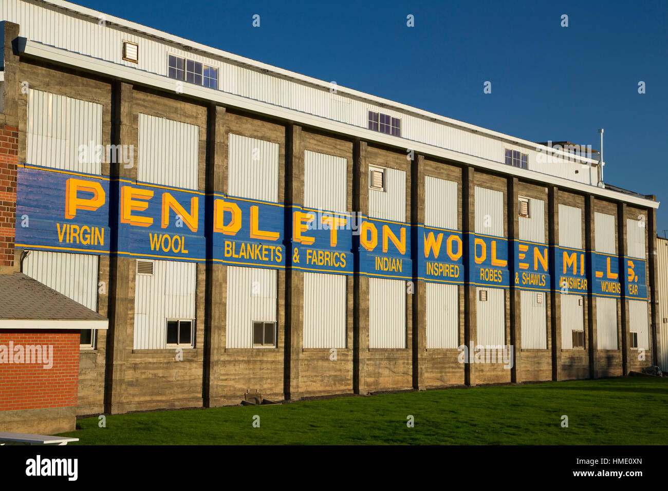 Pendleton Woolen Mill, Pendleton, Oregon Stock Photo Alamy