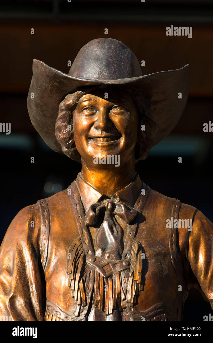 Kathleen McClintock statue (1929 Pendleton Roundup Queen), Pendleton