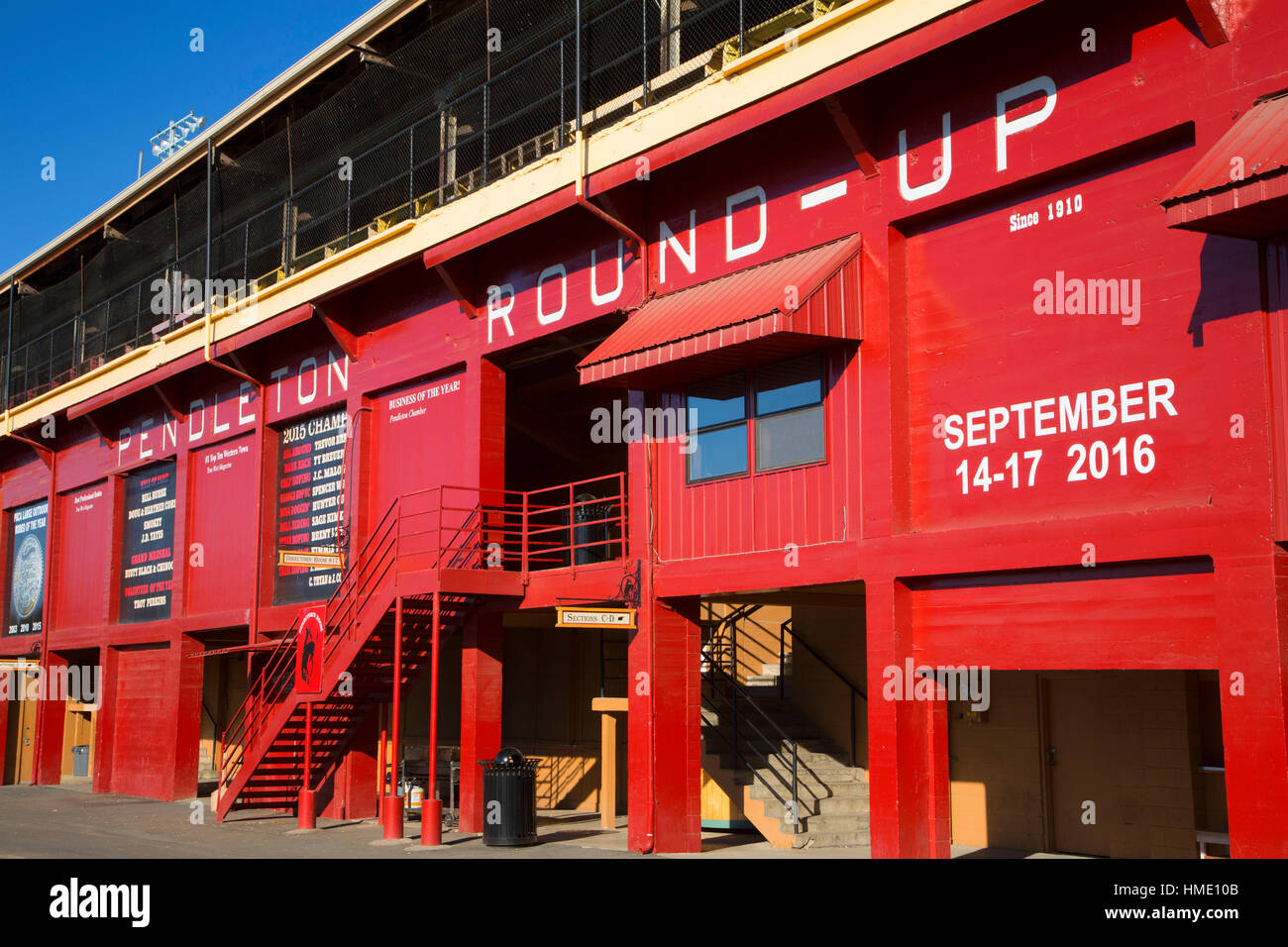 Pendleton Roundup arena, Pendleton, Oregon Stock Photo Alamy