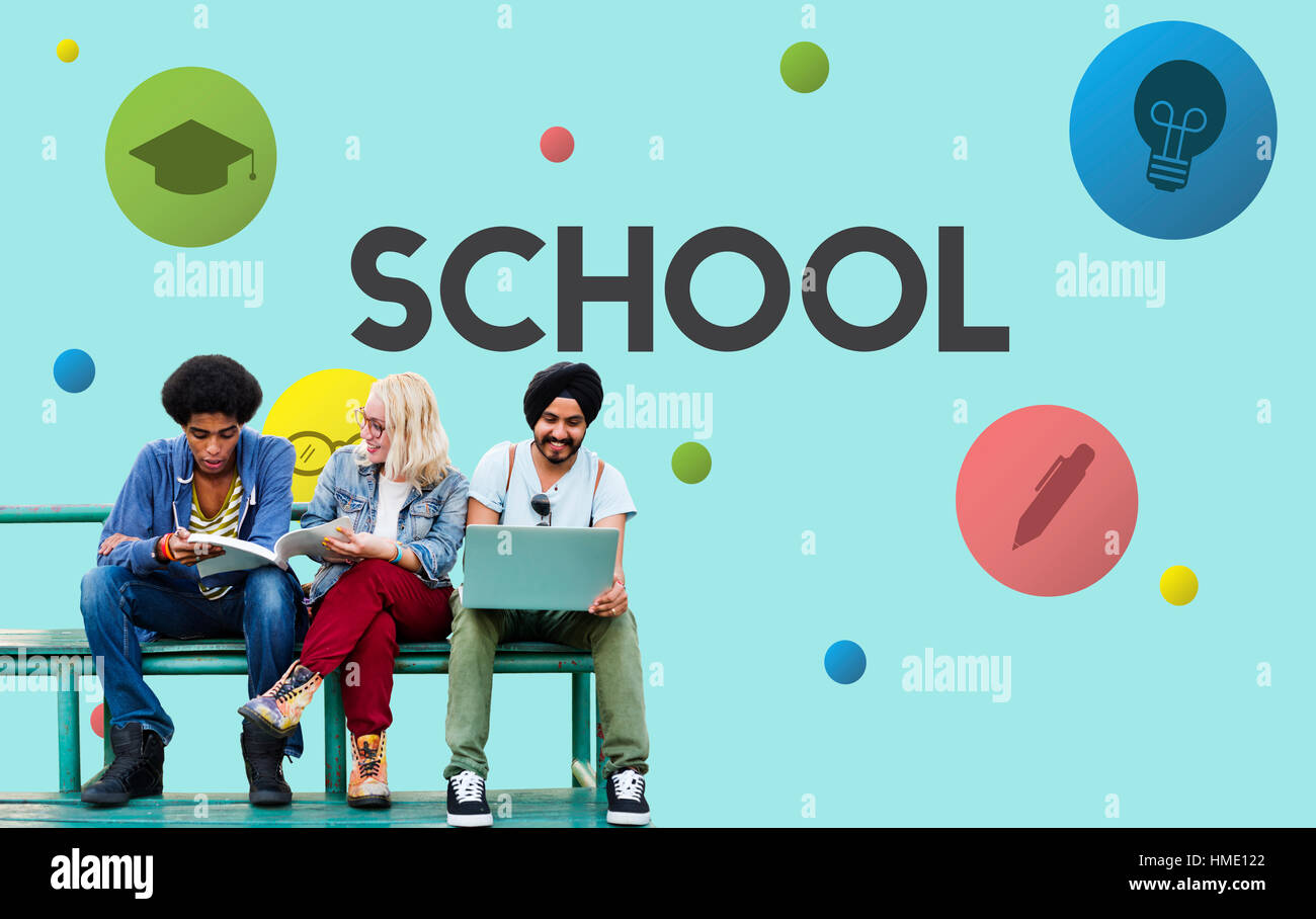 School Education Study Academics Knowledge Concept Stock Photo - Alamy