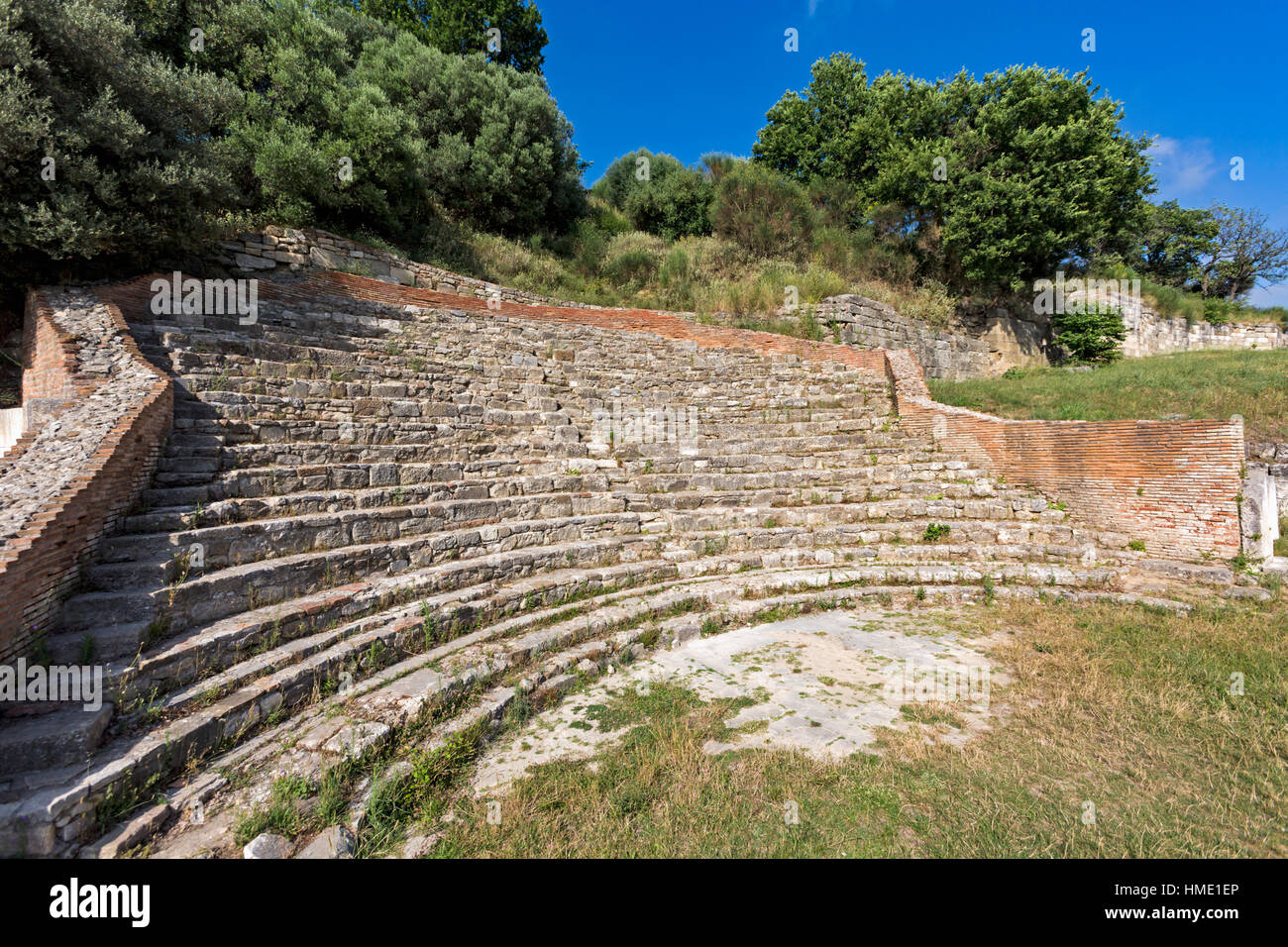 Apollonia, or Apoloni, Fier Region, Albania. Ancient Greek city founded ...