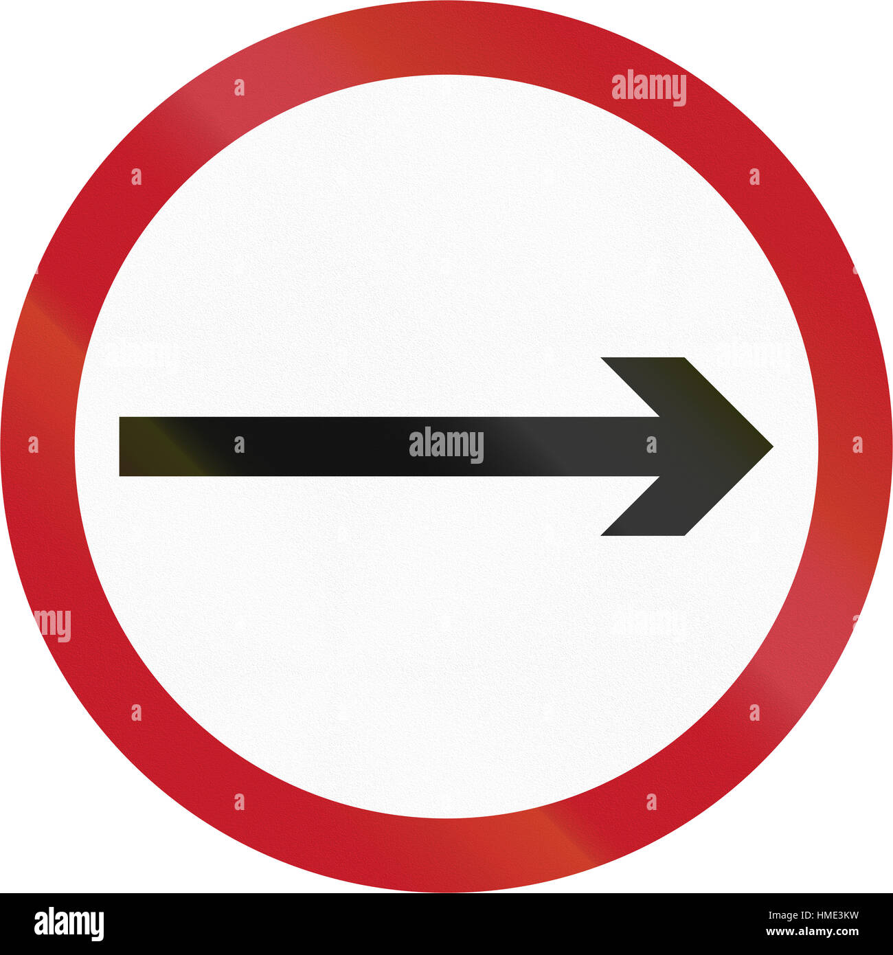 Old version of road sign in the Philippines - Direction To Be Followed ...