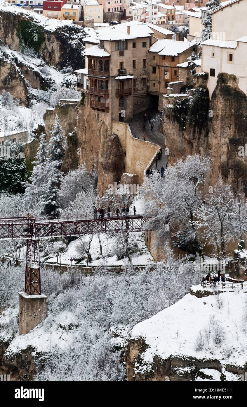 Casas Colgadas - Cuenca â. “ Castilla La Mancha â. “ España - Europa Stock  Photo - Alamy