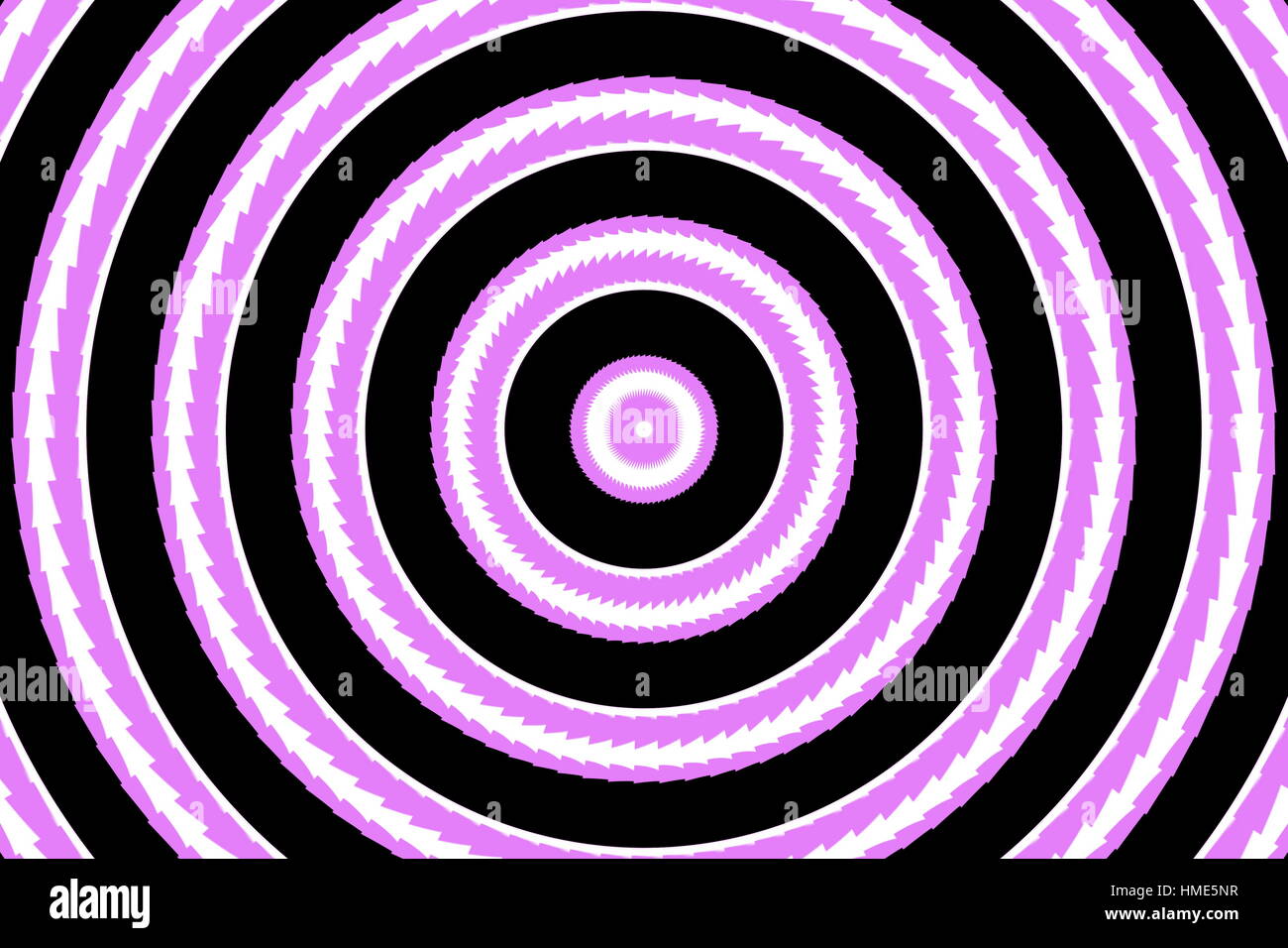 Illustration of concentric circles Stock Photo
