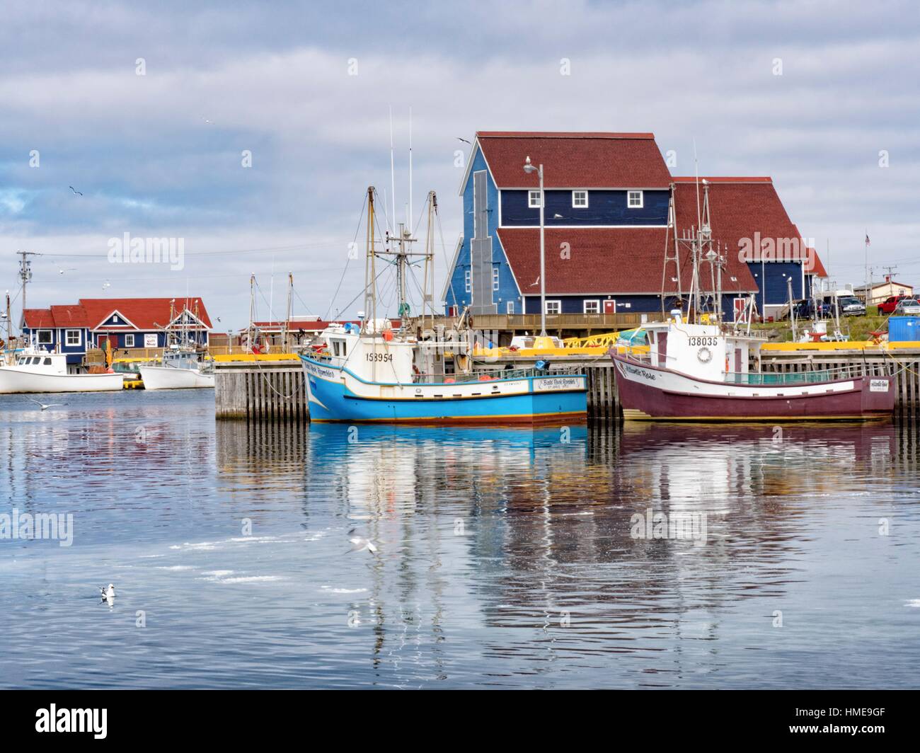 Bonavista Newfoundland Harbour Stock Photo Alamy