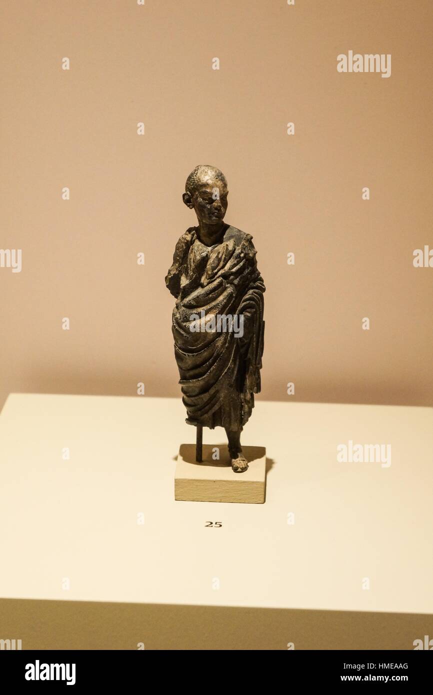 Standing Man Ivory statue. Ephes Museum. Classic Greek Collection. Asia