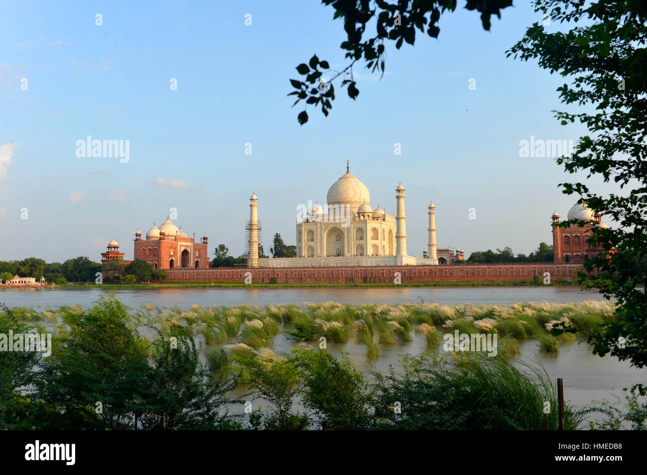 The Taj Mahal in Agra, India. Stock Photo