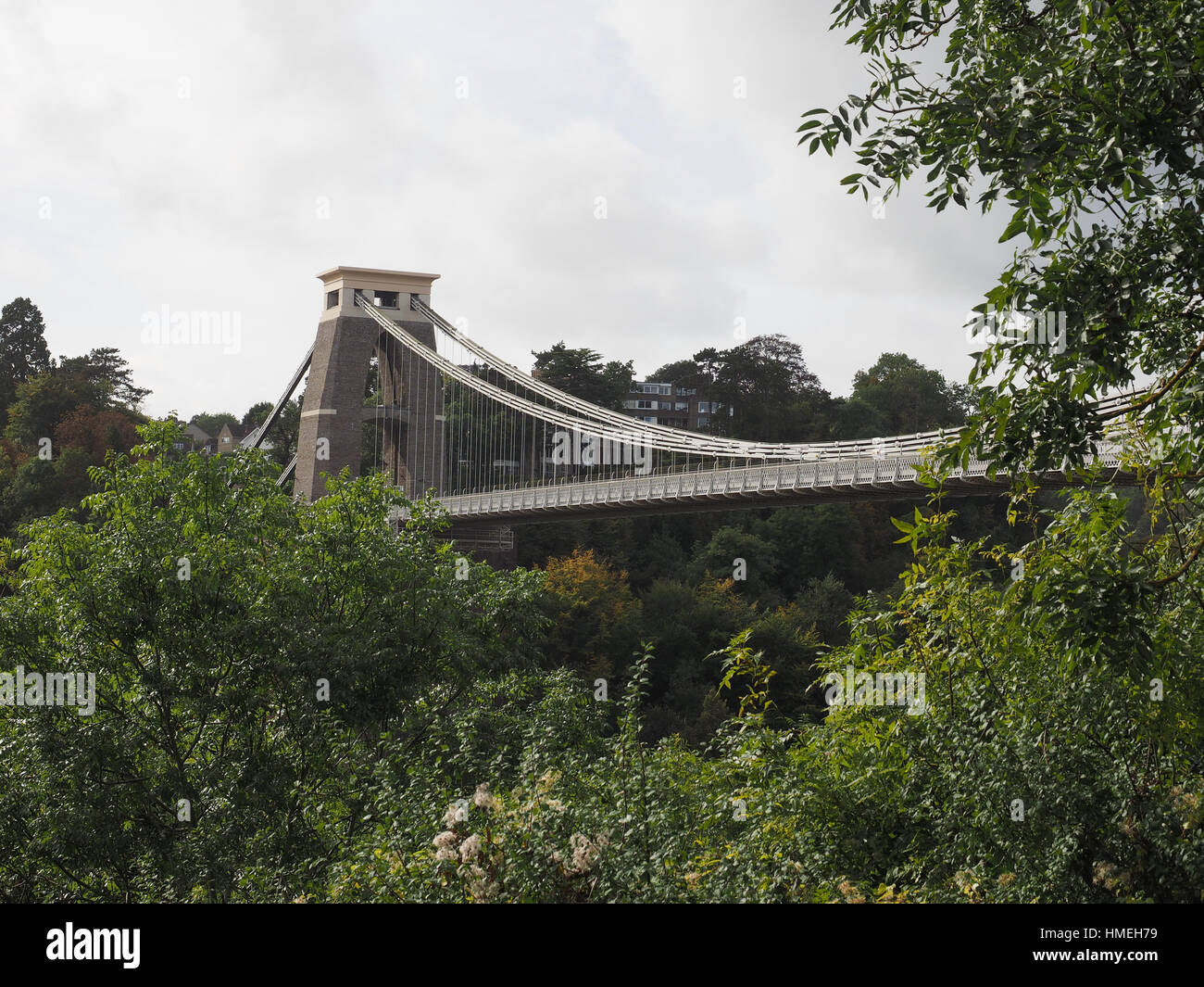 Clifton Suspension Bridge spanning the Avon and River Avon