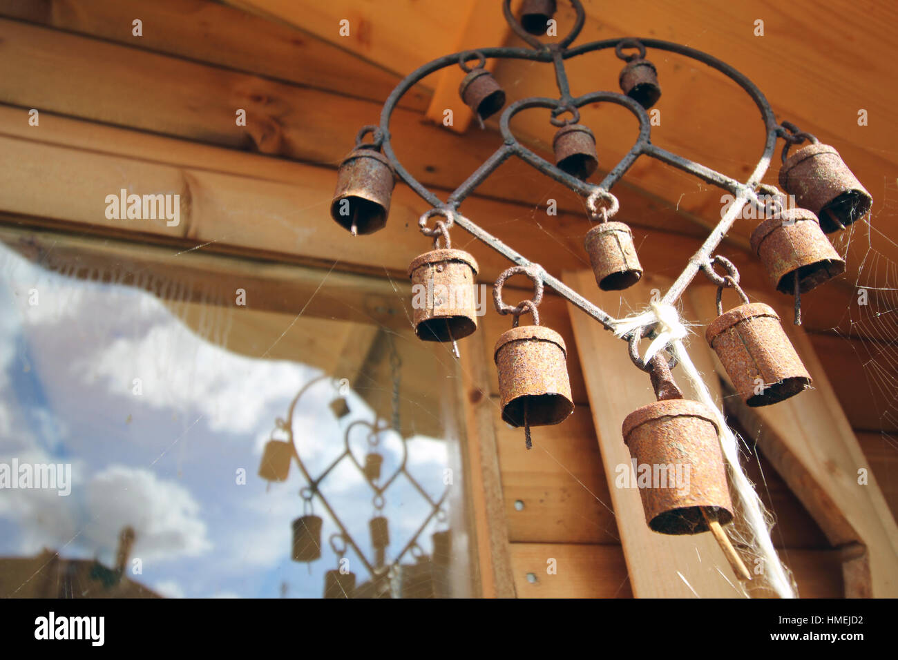 Wind Chime bells Stock Photo