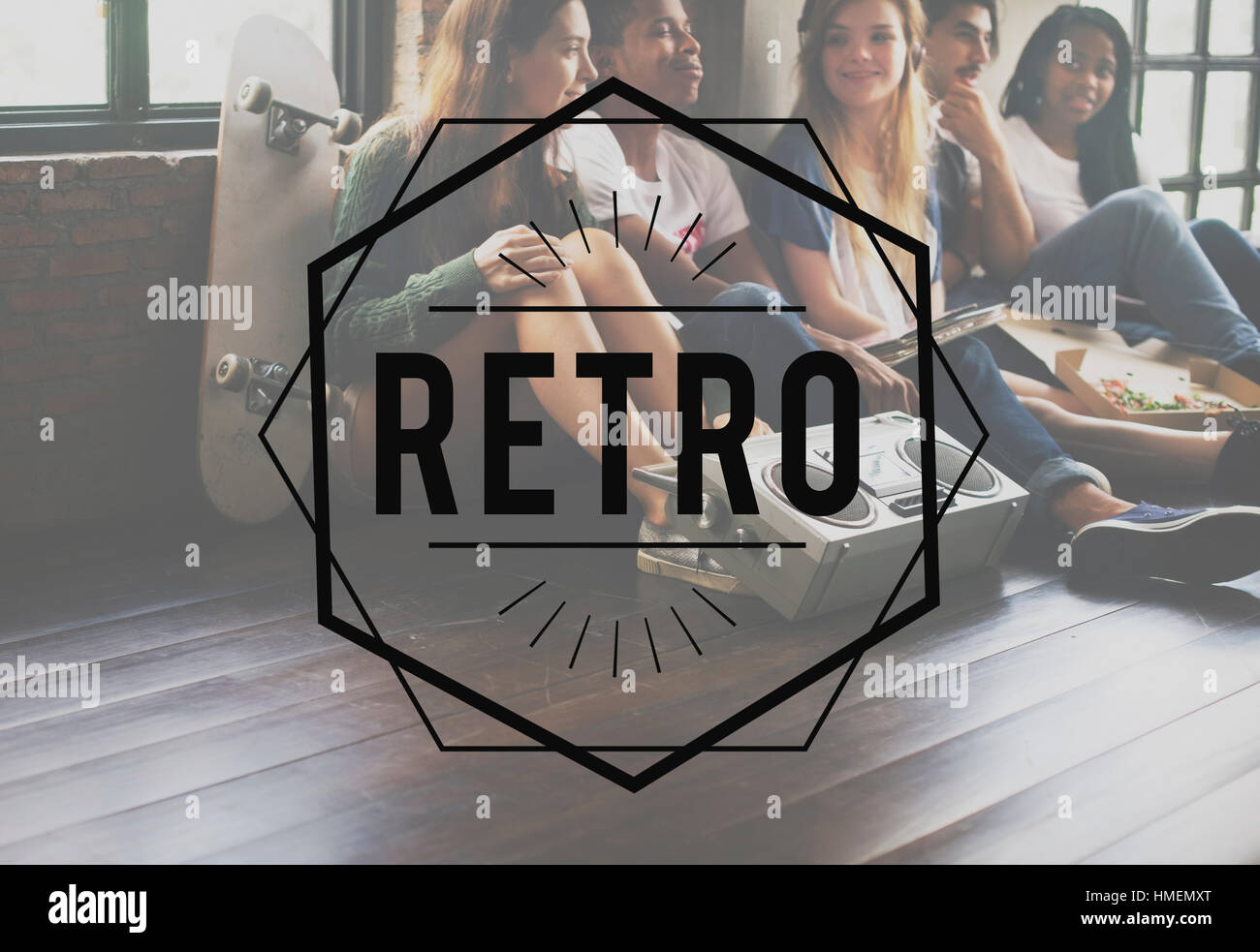 Vector retro hi-res stock photography and images - Alamy