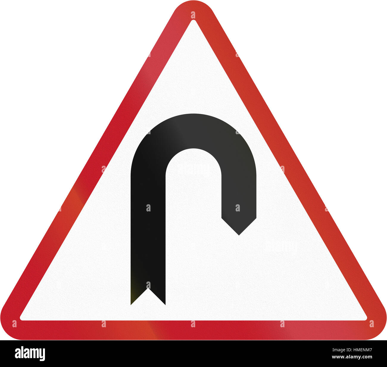 road-sign-in-the-philippines-hairpin-bend-stock-photo-alamy