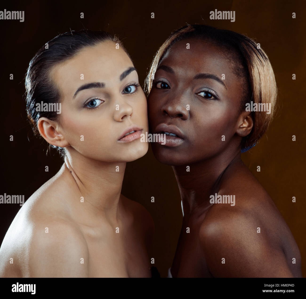 Two Modeling two fashion model Stock Photo - Alamy