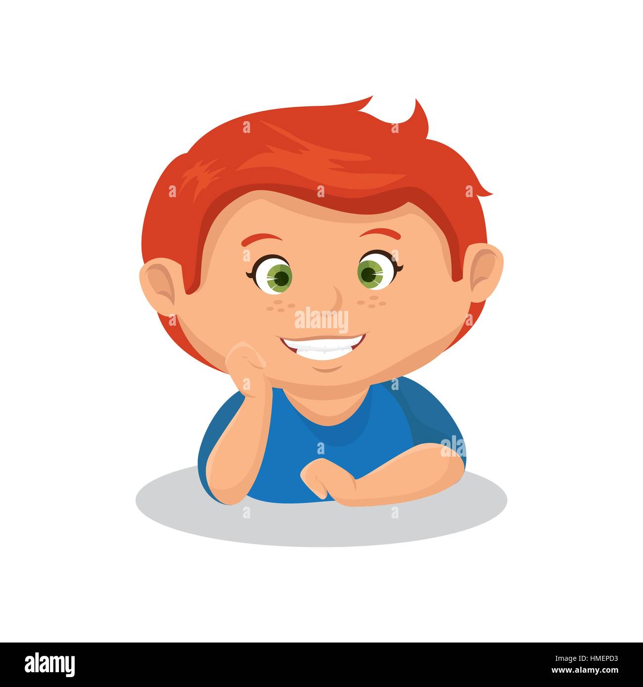 cute little boy character vector illustration design Stock Vector Image ...