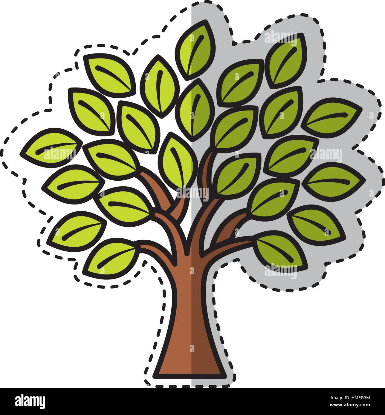 tree plant isolated icon Stock Vector Image & Art - Alamy