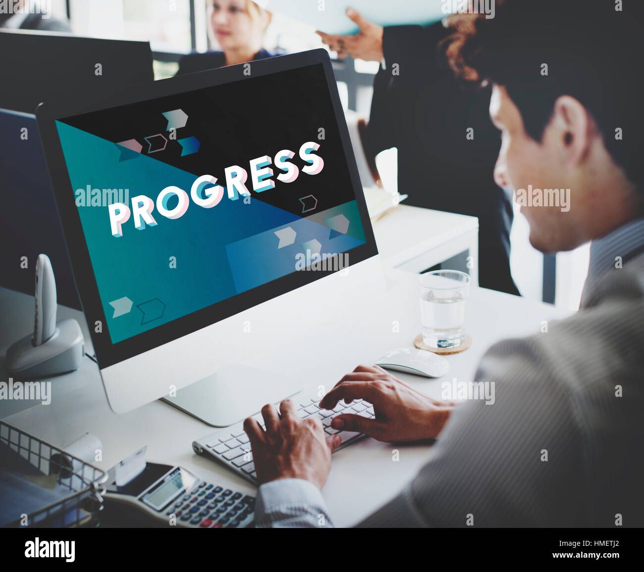 Strategy Progress Efficiency Teamwork Concept Stock Photo - Alamy