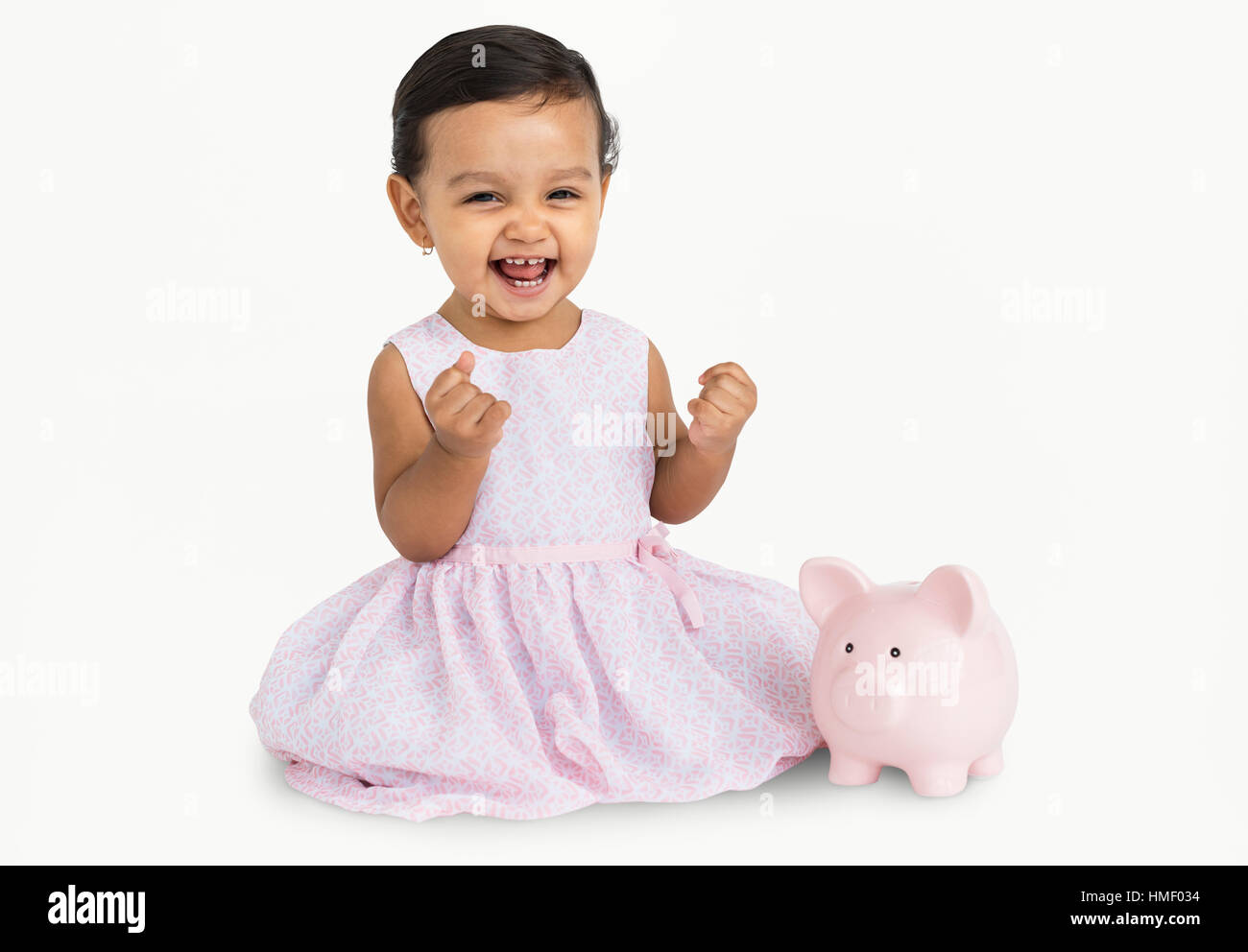 Cheerful Kid Have Fun Smiling Concept Stock Photo