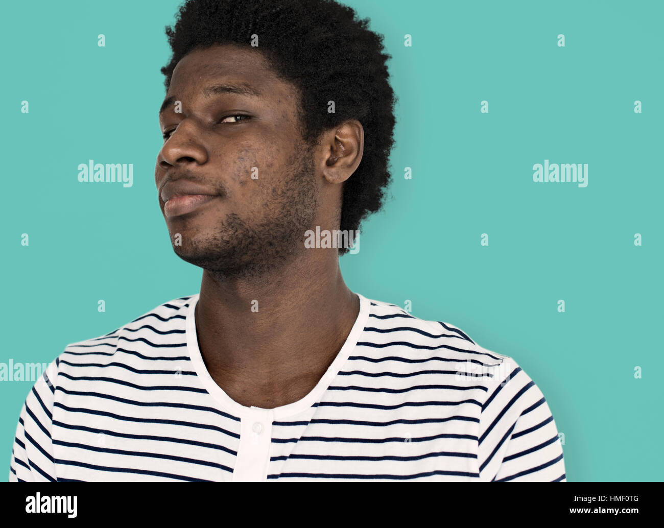African Descent Man Male Studio Concept Stock Photo - Alamy