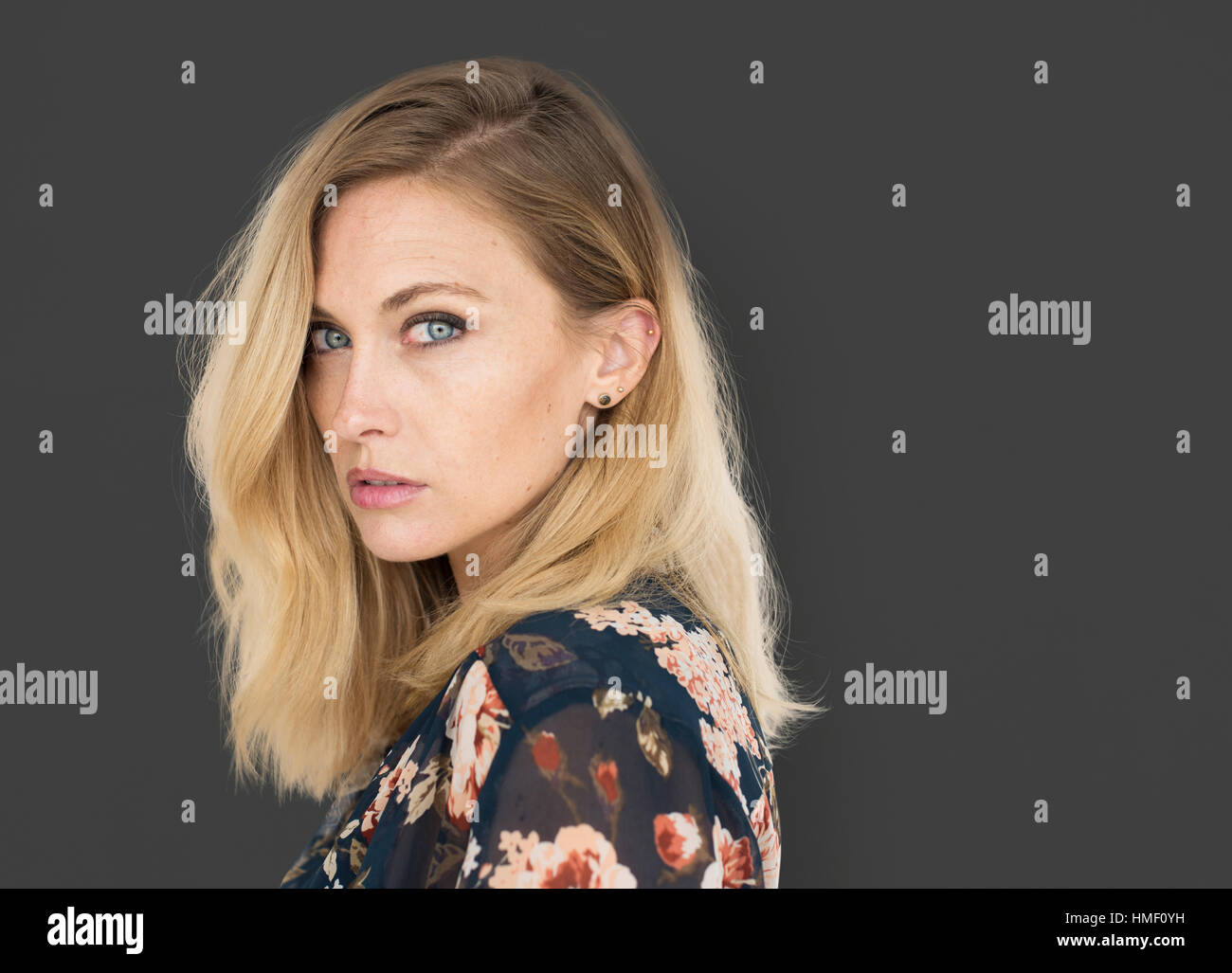 Studio Shoot People Portrait Concept Stock Photo - Alamy