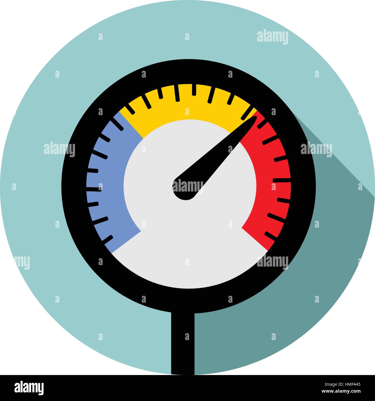 Temperature gauge Stock Vector Image & Art Alamy