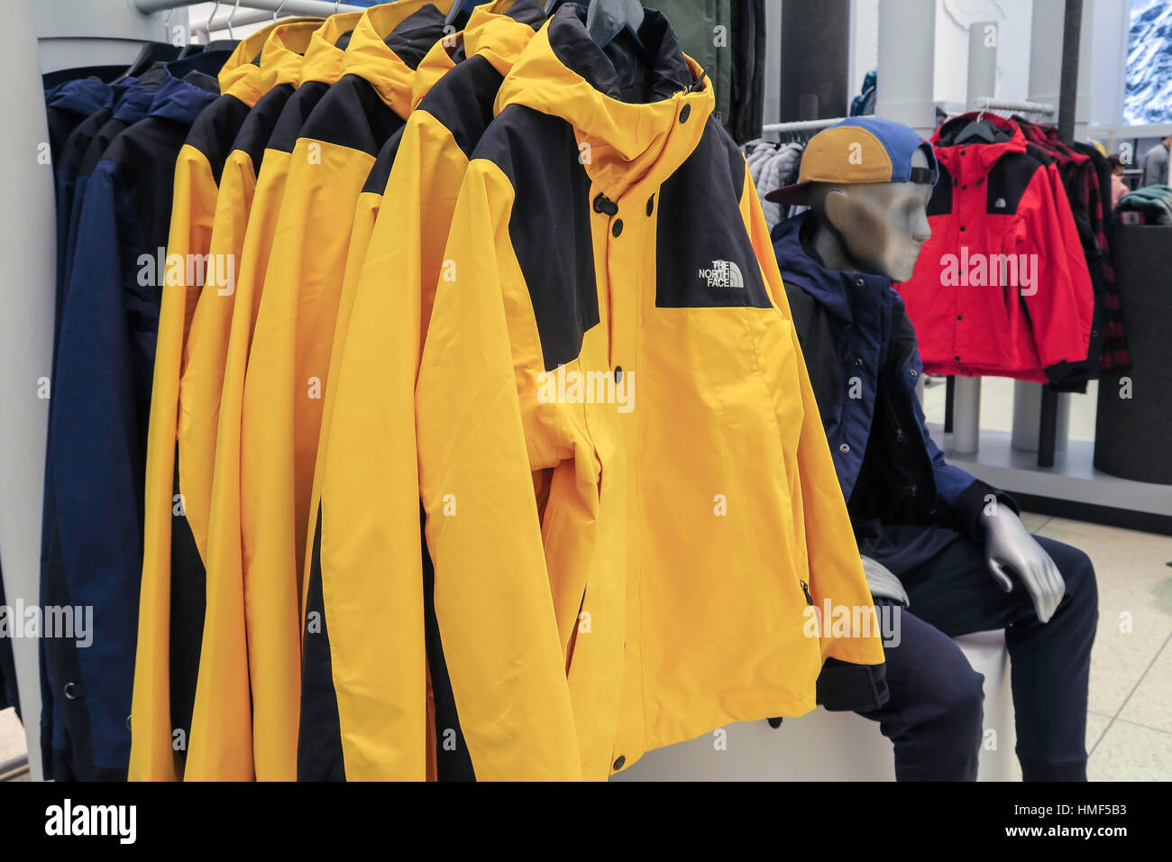The North Face Flagship Store on Fifth Avenue, NYC, USA Stock Photo - Alamy