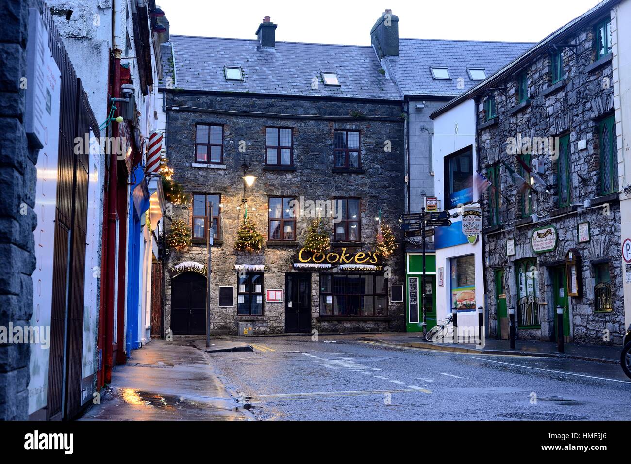 Abbeygate street of Galway, Ireland Stock Photo Alamy