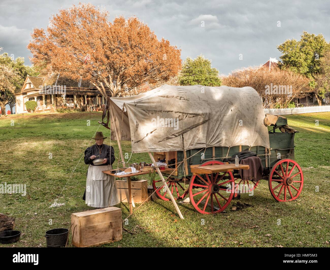 Dallas Heritage Village Candlelight Celebration Stock Photo Alamy