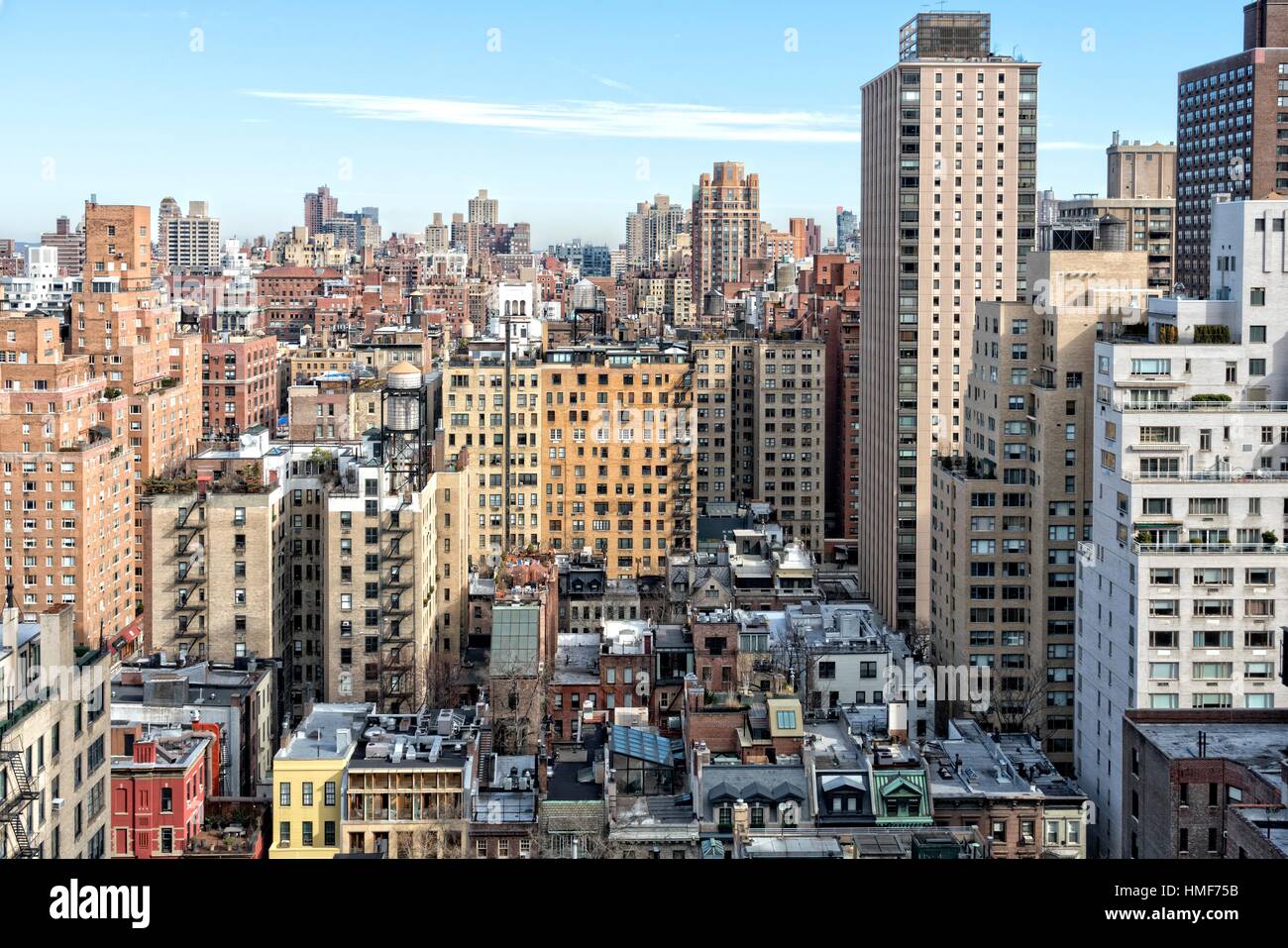 Looking towards the North and the Upper East Side of Manhattan, New