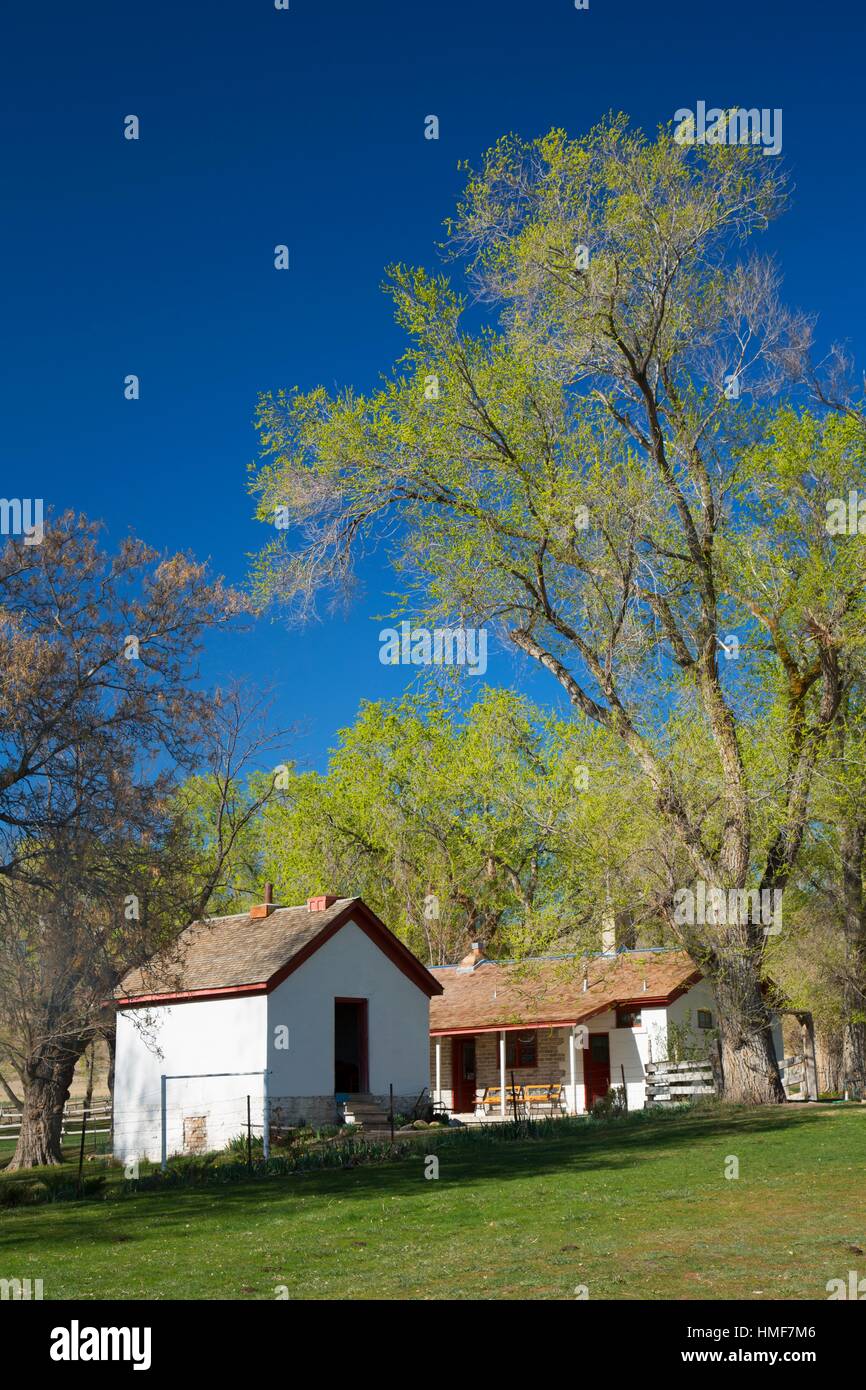 Ranchhouse with bunkhouse, Fielding Garr Ranch, Antelope Island State