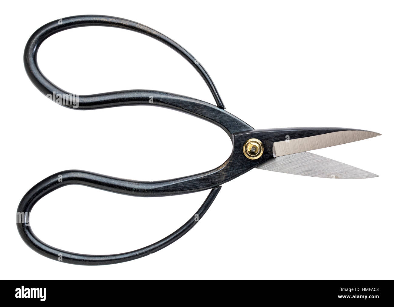 Japanese slim ohkubo shears for flower arrangement, isolated on white Stock Photo Alamy