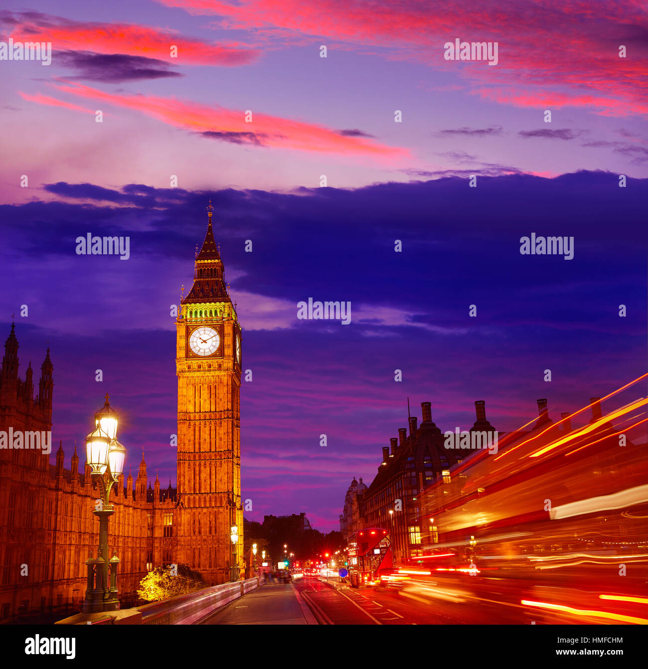 Big Ben Clock Tower in London England Stock Photo Alamy