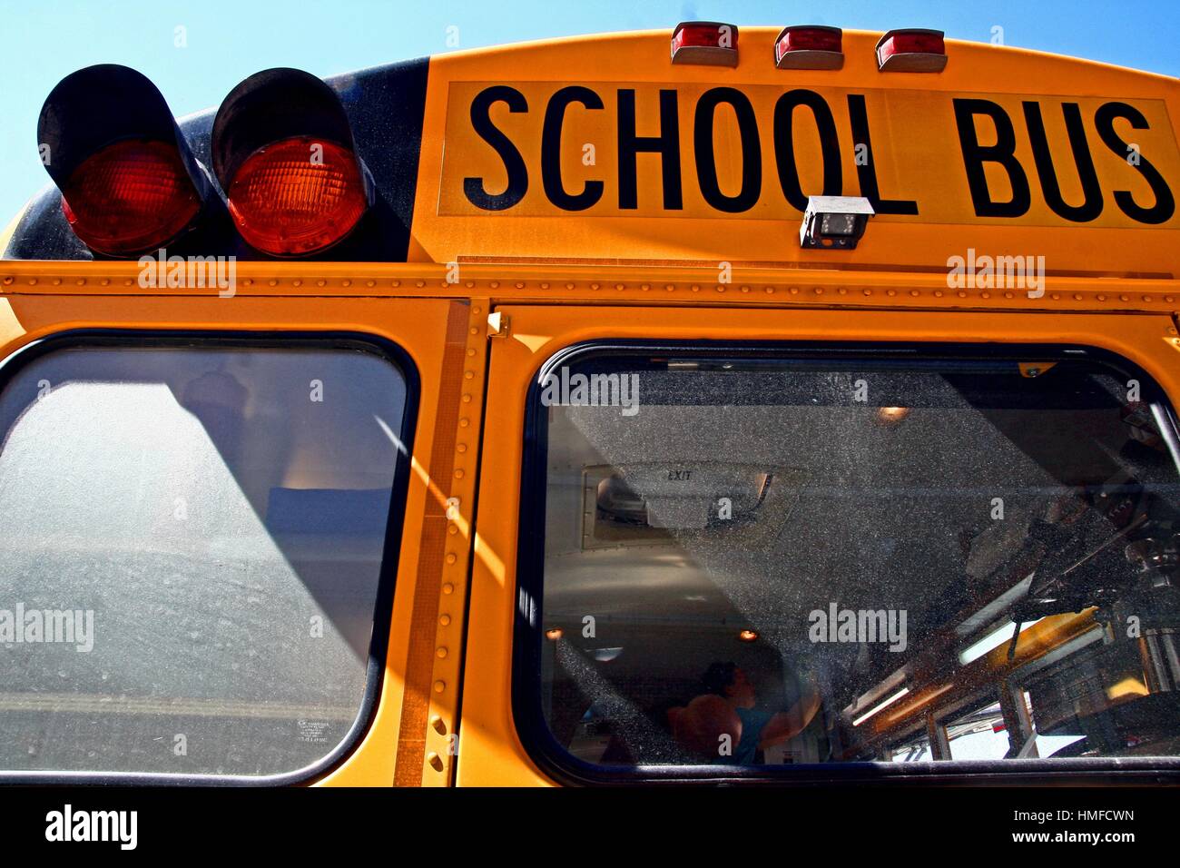 Yellow school bus Stock Photo Alamy