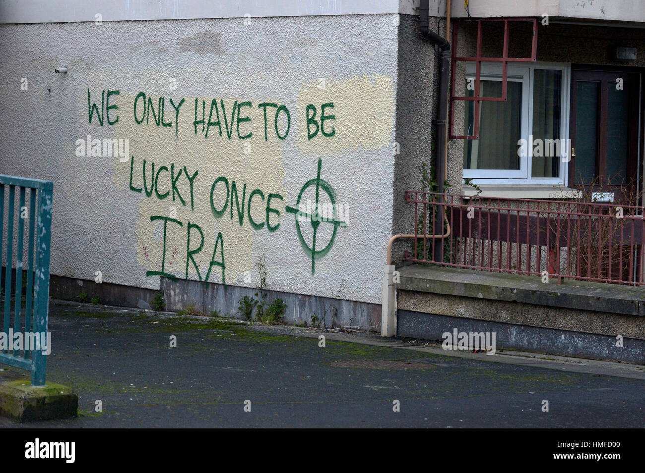 Dissident Irish Republican propaganda in the Bogside, Derry - Londonderry,  Northern Ireland Stock Photo - Alamy