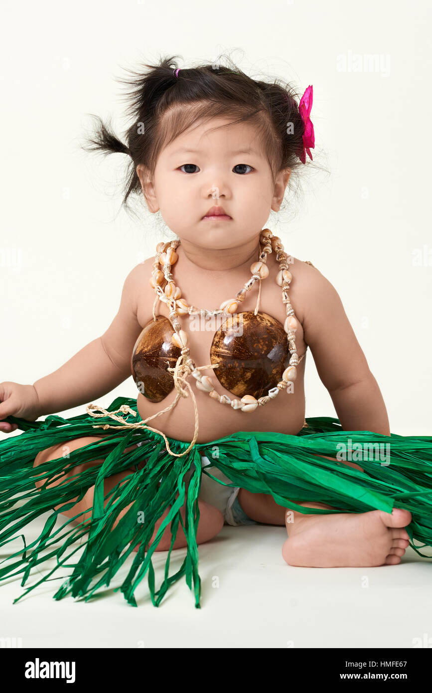 hawaiian outfit for baby girl