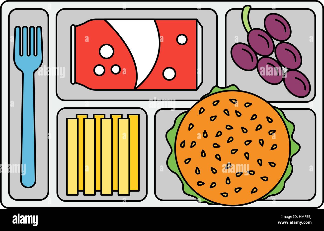 School cafeteria line Stock Vector Images - Alamy, image size:1300x927