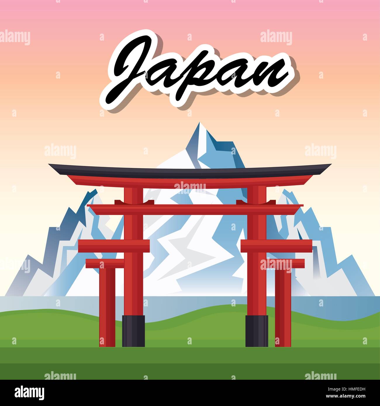 National castle japan Stock Vector Images - Alamy