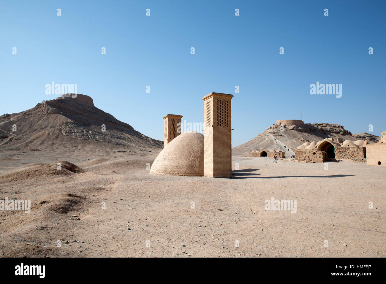 Zoroastrian towers of silence, Yazd, Iran Stock Photo
