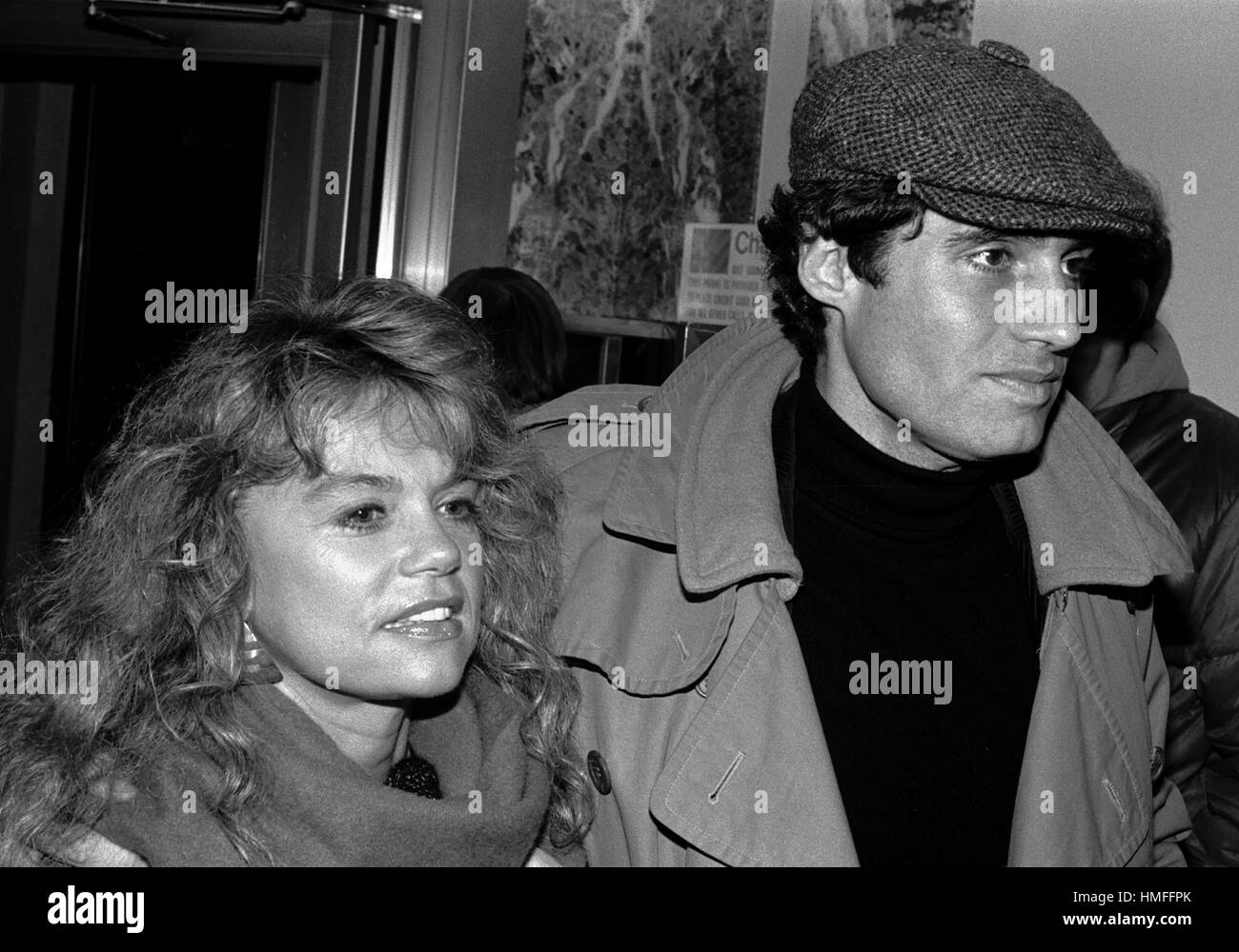 Michael Nouri & Dyan Cannon attending the Opening Night Performance of thye new Broadway Hit Musical DREAMGIRLS at the Imperial Theatre in New York City. December 20, 1981 Stock Photo