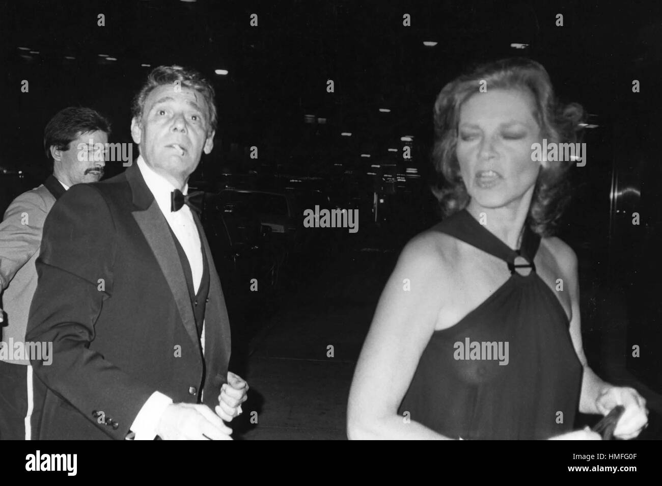 Lauren Bacall & Harry Guardino attending at party at Halston's