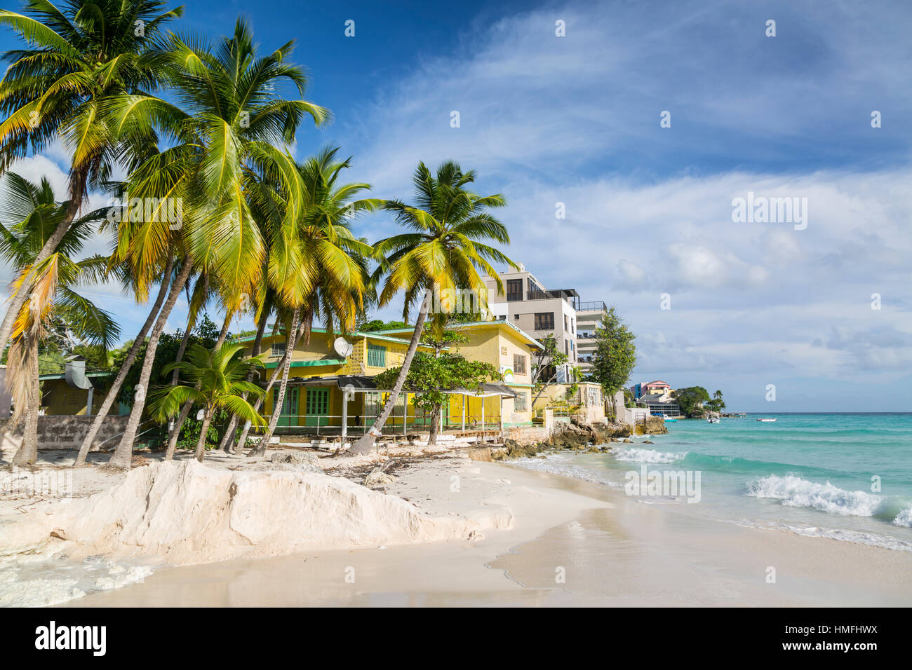 Worthing Beach, Worthing, Christ Church, Barbados, West Indies, Caribbean, Central America Stock Photo