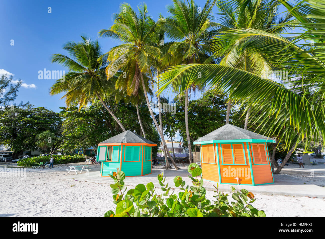 Worthing Beach, Worthing, Christ Church, Barbados, West Indies, Caribbean, Central America Stock Photo