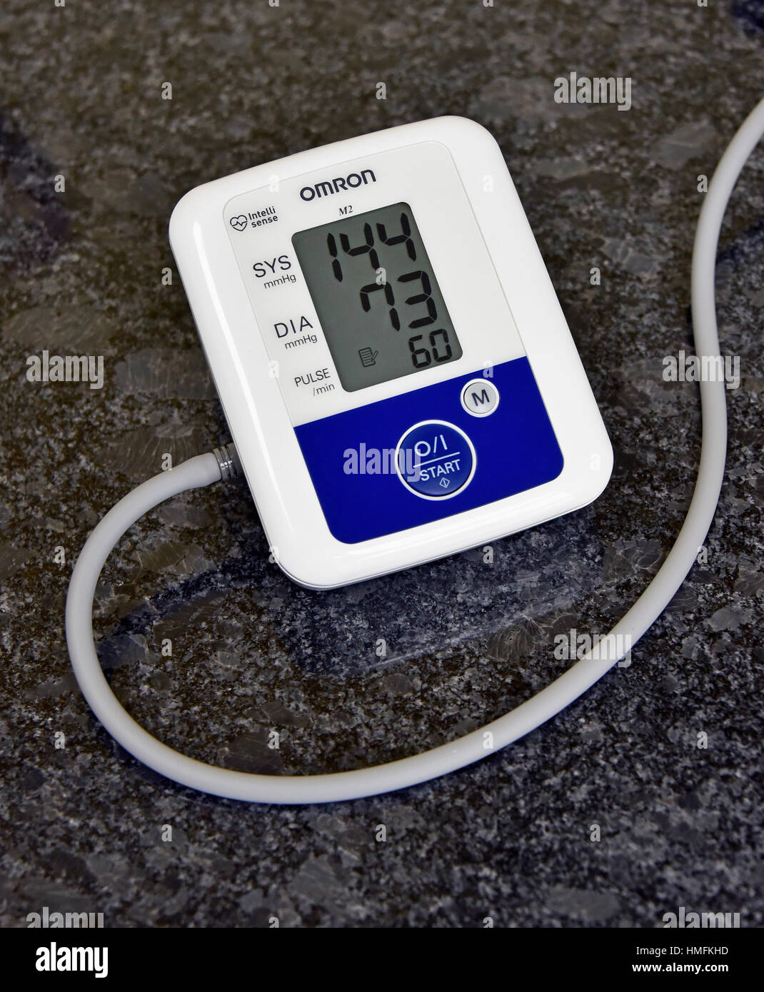 Omron EVOLV upper arm wireless blood pressure monitor Stock Photo - Alamy