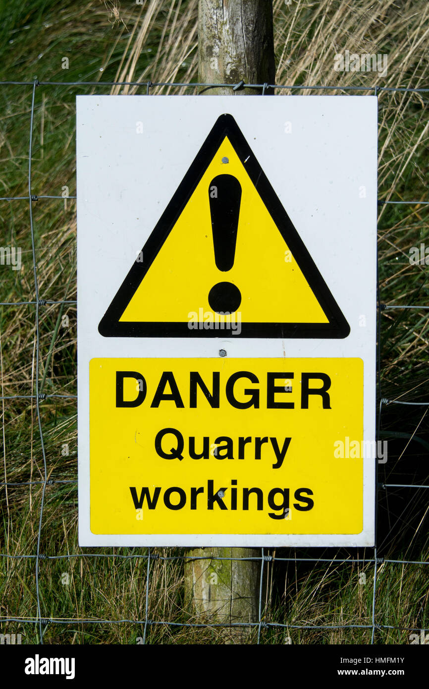 Quarry sign hires stock photography and images Alamy