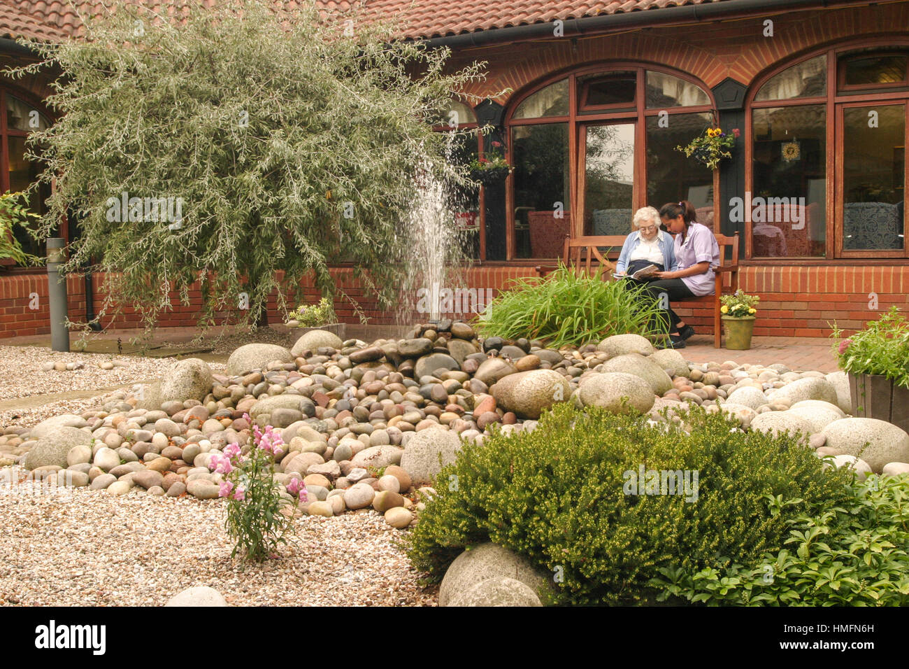 Care assistant old peoples home hi-res stock photography and images - Alamy