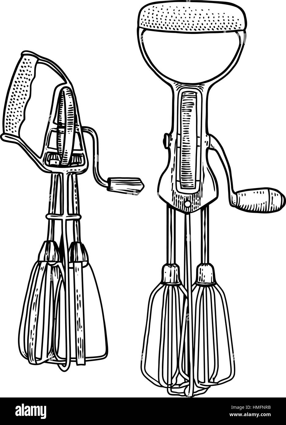 whisk illustration, drawing, engraving, line art Stock Vector Image